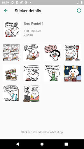 Cute Pentol Stickers For WAStickerApps