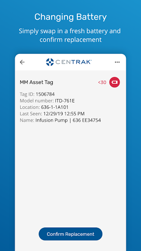 CenTrak Connect Pulse™ Mobile Screen 3