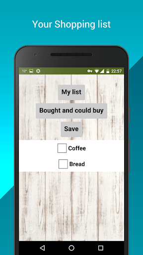 Shopping list Screen 3