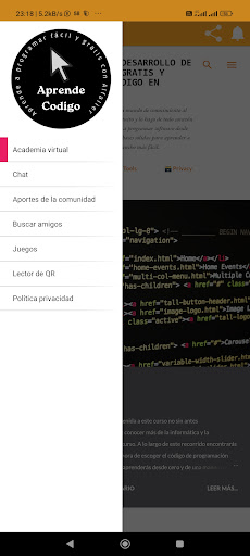 Aprende código con Alfalier Screen 3