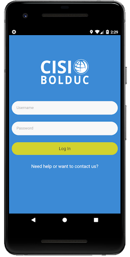 Android application CISI Bolduc screenshort