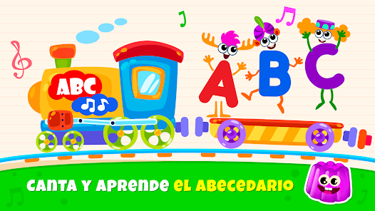 Abecedario para niños - Letras y Palabras para niños - El Tren de las  letras - ABC para niños 