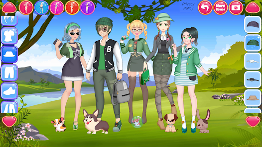 Captura de Pantalla 6 Anime Friends - Cute Team Make android