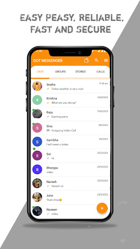 Android application Dot Messenger screenshort