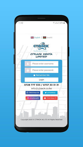 Android application CTRACK_FMA screenshort
