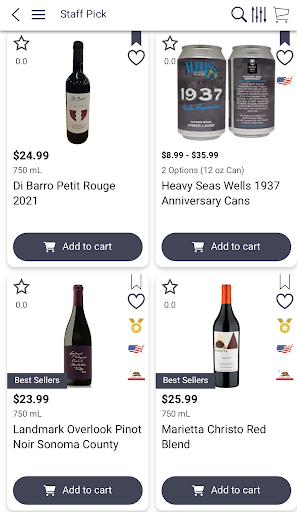 Android application Wells Discount Liquors screenshort