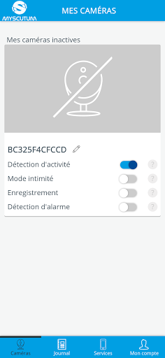 Android application MyScutum screenshort