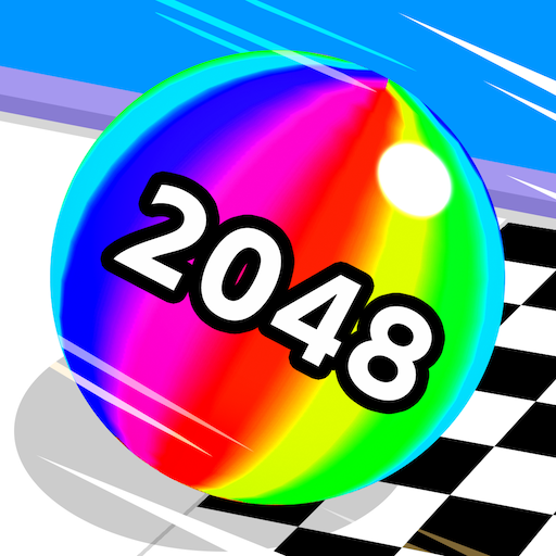 Ball Run 2048: merge number