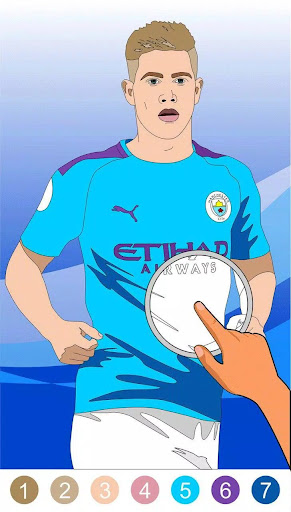 Football Live Color by number