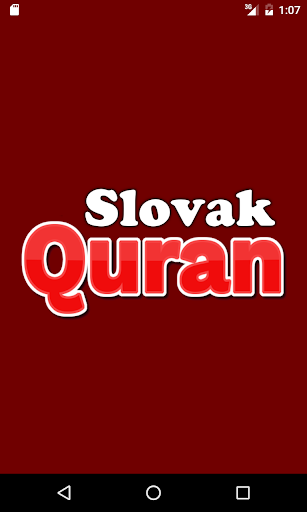 Android application Slovak Quran screenshort