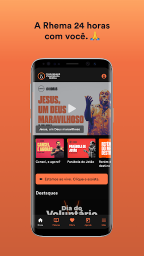 Android application Família Rhema screenshort