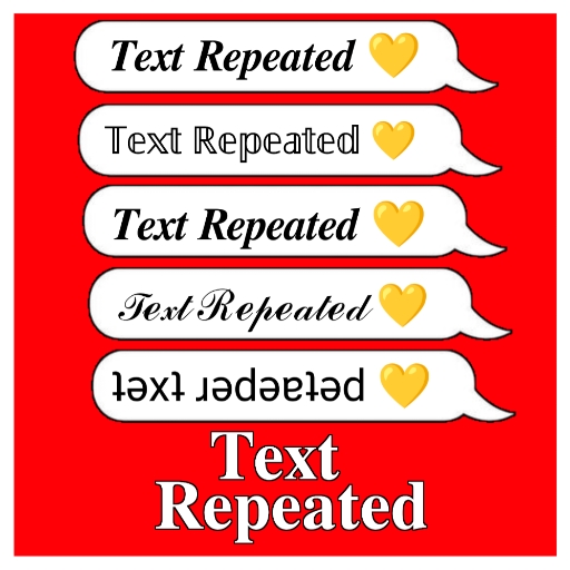 Text repeate & repeat text 50K