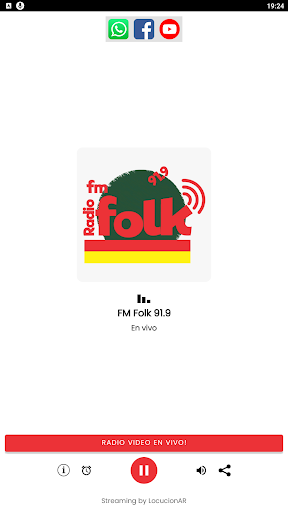 Android application FM Folk screenshort