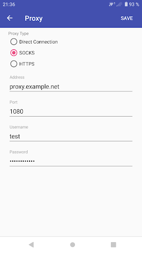 Proxifier Screenshot