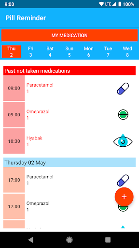Medication and Pill Reminder Screen 2