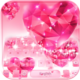 Pink Diamond Keyboard Theme icon