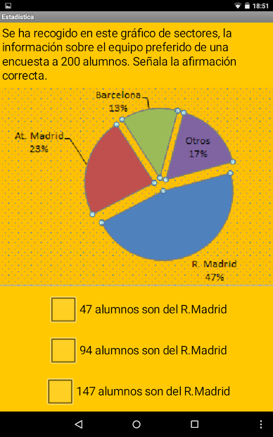 Imágen 14 Test Estadística android