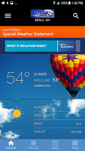 Android application KOLO FirstAlert Weather screenshort