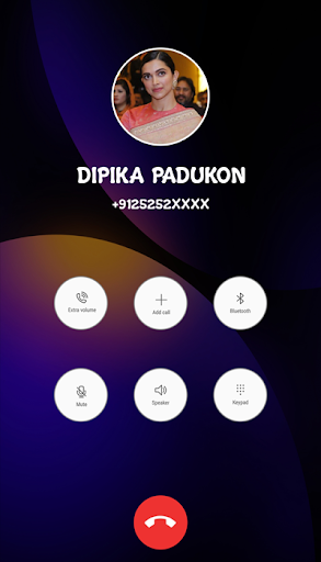 Android application Celebrity Video Call, Chat Fun screenshort
