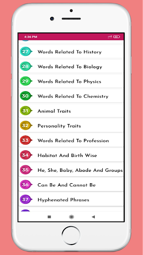 Android application Neetu Singh English VOCAB BooK screenshort