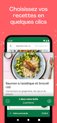 Aperçu de l'application