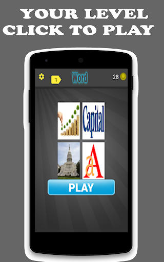 Android application Four Pics One Word screenshort