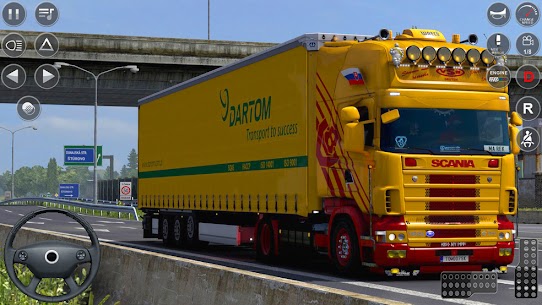 Modlu Euro Truck Cargo Driving Sim Apk indir 2022 5