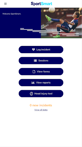 Android application SportSmart screenshort