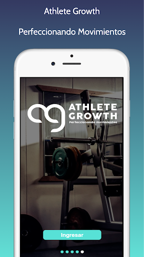 Android application Athlete Growth screenshort