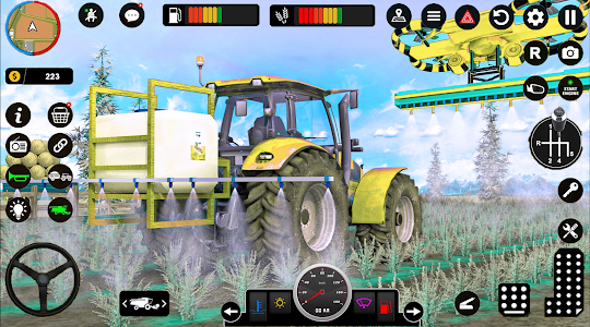 Modern Tractor Farming Simulat