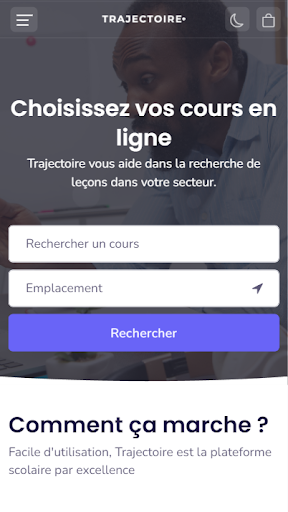 Trajectoire+ Screen 3
