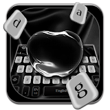 Black Shiny Apple Keyboard Theme icon