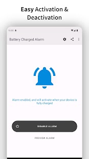 Full Battery Charge Alarm Ekran görüntüsü