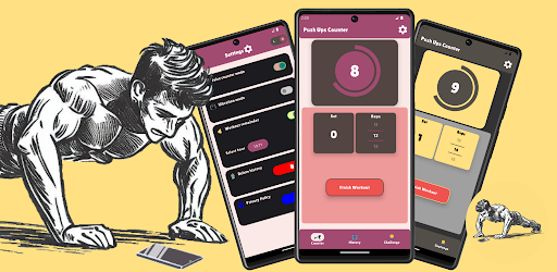 Push-ups workout counter