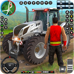 Imagem do ícone Tractor Farming Games Sim 3D