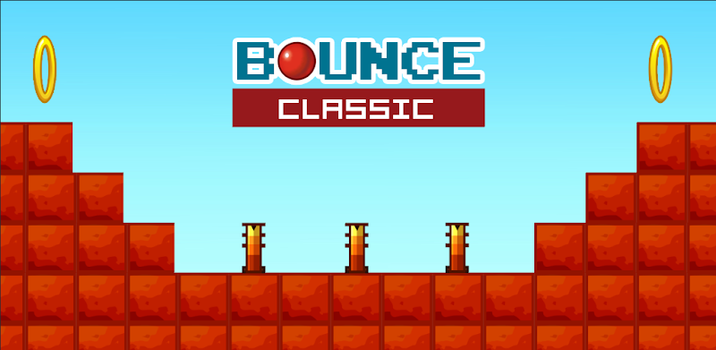 Classic Bounce Game - Red Ball Adventure