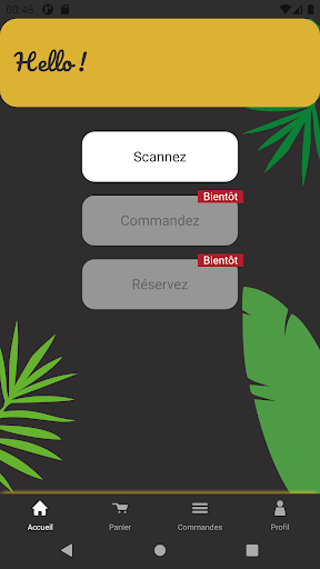 Android application Cérès screenshort
