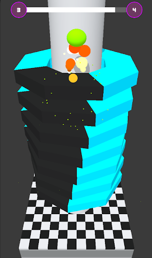 Android application Helix Stack Drop- Fall & blast screenshort