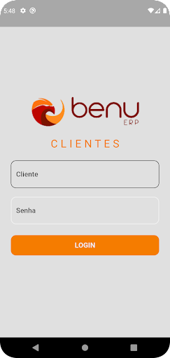 Android application Benu Clientes screenshort