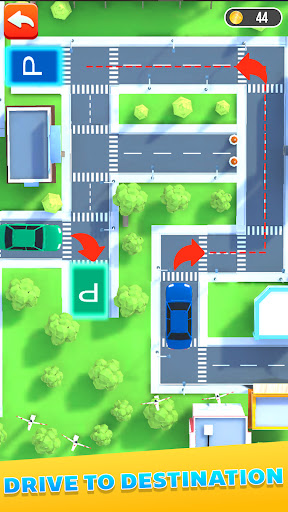 Android application Car Escape Color Traffic screenshort