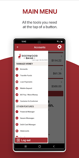 Deerwood Bank Mobile Screen 3