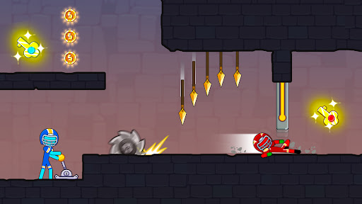 Stick Red boy and Blue girl - Adventure - games