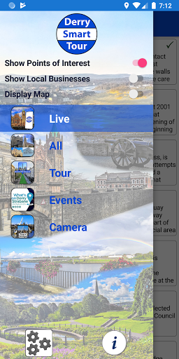 Android application Derry Smart Tour screenshort