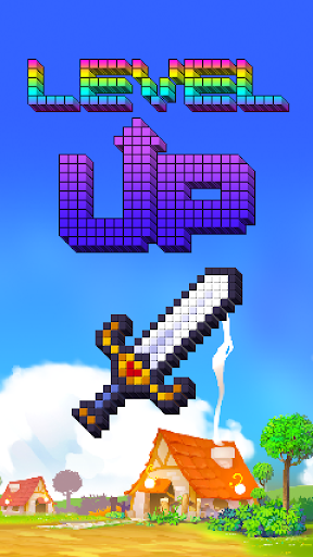 Android application Level Up - Idle + Merge RPG screenshort