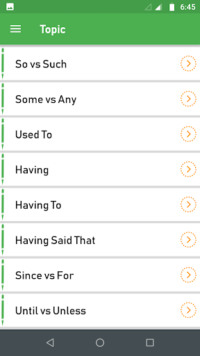 English Grammar Advanced Screen 3