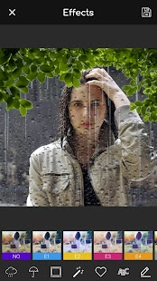 Rain Effect on Photo Capture d'écran