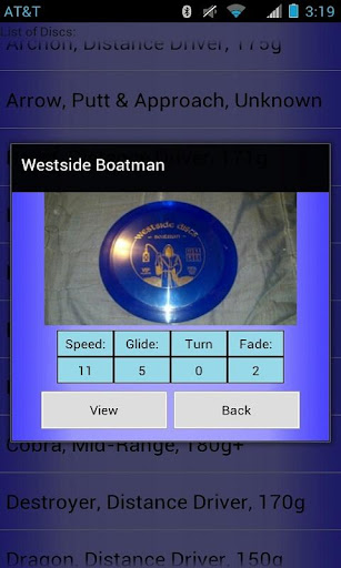 Disc Golf Cataloger Demo