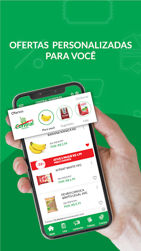 Android application Supermercado Central screenshort