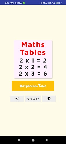 Multiplication Tables - 1 to 1のおすすめ画像1