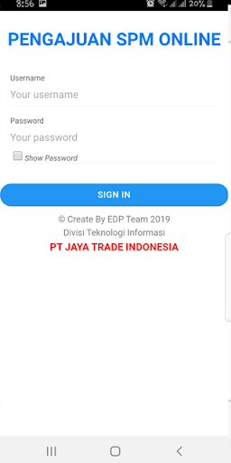 SPM-JATRA Screen 2